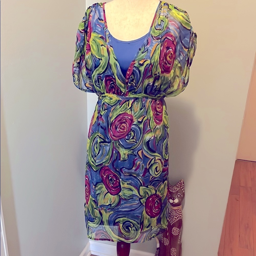 Floral Print Women's Dress